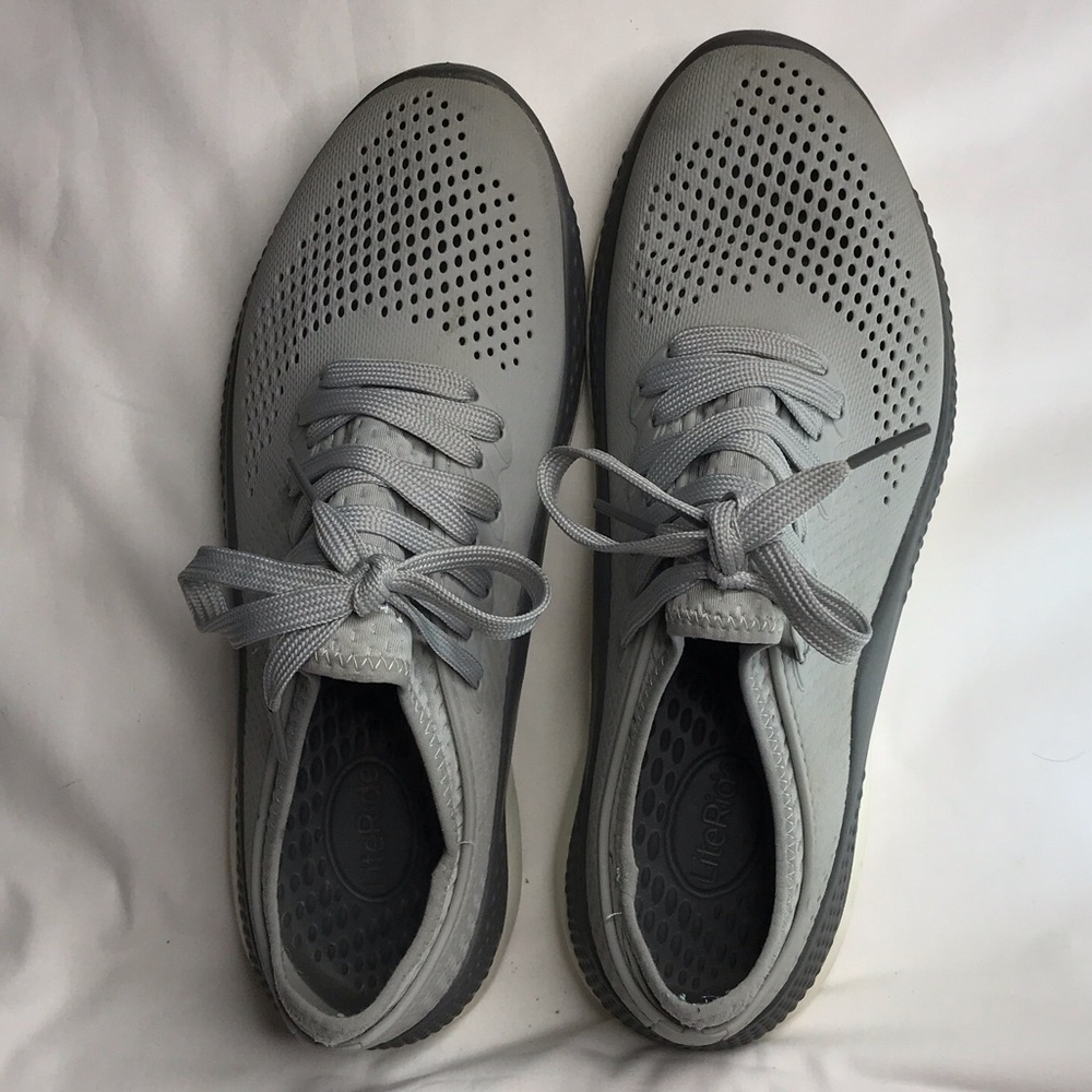 Crocs Literide Gray Men's Shoes Size 8